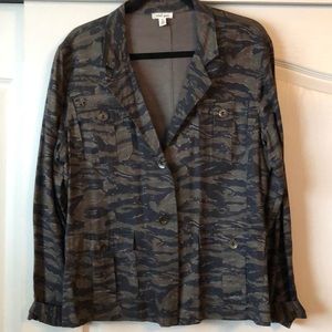 Green and brown camo jacket by Tribal